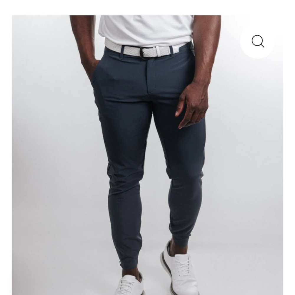 Primo Mens Golf Joggers 34 Dark Grey